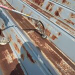 新潟市江南区　K社様　屋根　遮熱塗装　さび落とし2